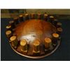 Image 19 : Large Vintage Wooden Kava Bowl 21" Dia, 5.75"H