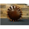 Image 4 : Large Vintage Wooden Kava Bowl 21" Dia, 5.75"H