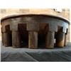 Image 7 : Large Vintage Wooden Kava Bowl 21" Dia, 5.75"H