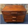 Image 1 : Wooden 3-Drawer Side Table 19" x 12" x 15"H