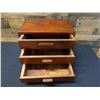 Image 3 : Wooden 3-Drawer Side Table 19" x 12" x 15"H