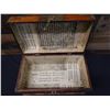 Image 10 : Wooden Chest w/ Interior Tray & Metal Hardware 16" x 10" x 9"H