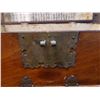 Image 14 : Wooden Chest w/ Interior Tray & Metal Hardware 16" x 10" x 9"H