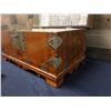 Image 15 : Wooden Chest w/ Interior Tray & Metal Hardware 16" x 10" x 9"H