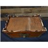 Image 20 : Wooden Chest w/ Interior Tray & Metal Hardware 16" x 10" x 9"H