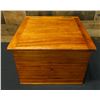 Image 1 : Vintage Wooden Locking Box for Ship's Compass 17" x 18" x 13"H