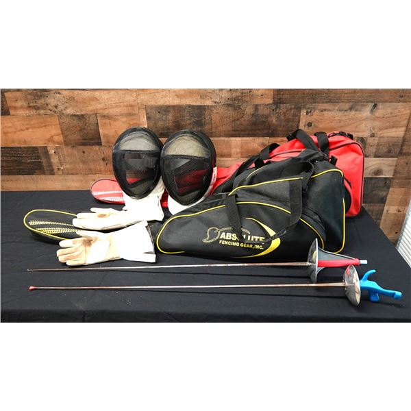 Qty 2 Absolute Full Fencing Sets Featuring a Saber & Foil 42"L