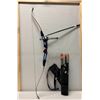 Image 10 : Winstar 25" Right Handed Riser w/ KAP Limbs, Leather Quiver & Easton Arrows