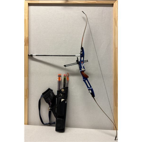 Winstar 25" Right Handed Riser w/ KAP Limbs, Leather Quiver & Easton Arrows