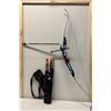 Image 1 : Winstar 25" Right Handed Riser w/ KAP Limbs, Leather Quiver & Easton Arrows