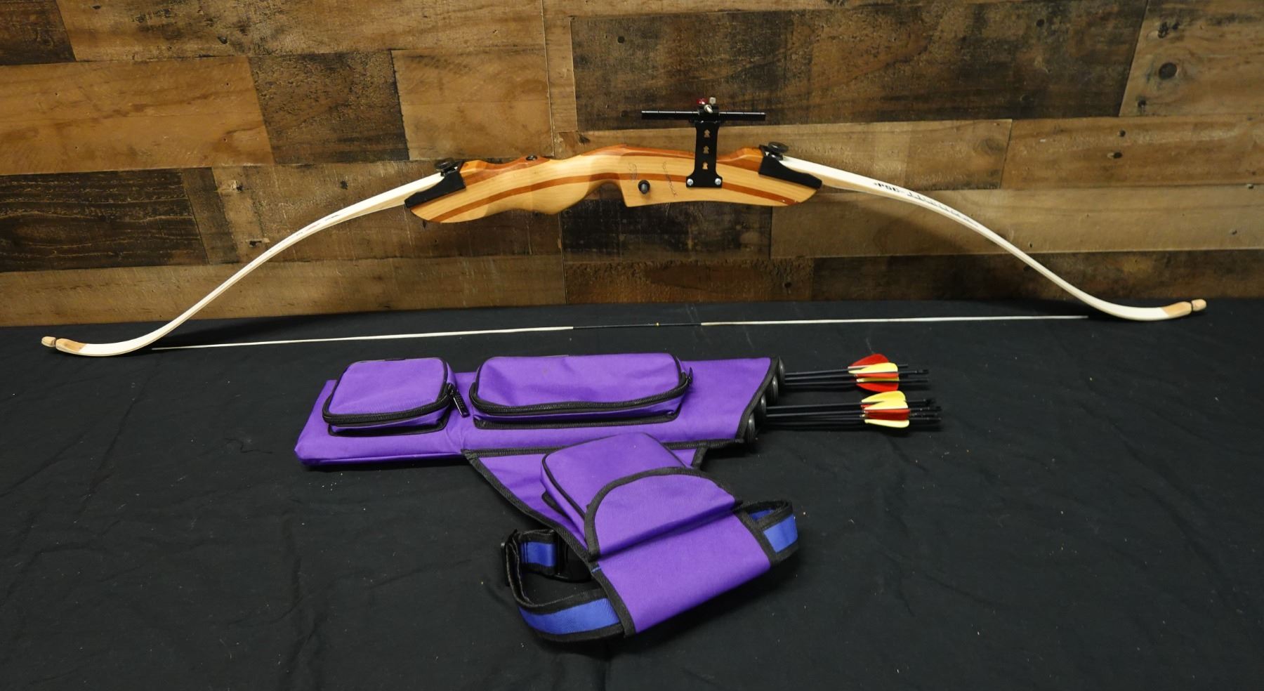 Left Handed Razorback PSE Razorback Left Handed Bow w/ Sight, Quiver & Arrows