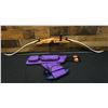 Image 1 : PSE Razorback Left Handed Bow w/ Sight, Quiver & Arrows