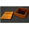 Image 1 : Wooden Trinket Box w/ Lid 4.5" x 4.5" x 2"H