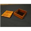 Image 3 : Wooden Trinket Box w/ Lid 4.5" x 4.5" x 2"H