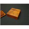 Image 7 : Wooden Trinket Box w/ Lid 4.5" x 4.5" x 2"H