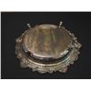 Image 6 : Wm. Rogers English Shell Metal Footed Serving Platter 16" Dia, 2.25"H