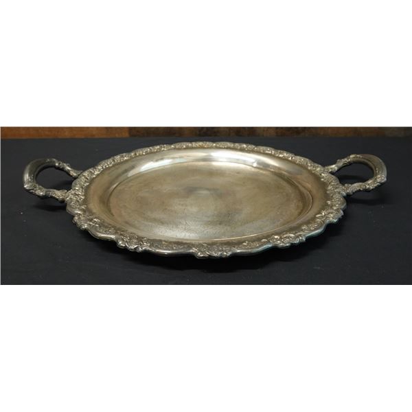 Oneida Metal Serving Platter w/ Handles 19" x 15" x 1"H