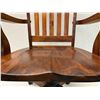 Image 10 : Martin & MacArthur Jim Jones Koa Wood High Back Executive Swing Chair 24" x 18" x 47"H