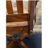 Image 17 : Martin & MacArthur Jim Jones Koa Wood High Back Executive Swing Chair 24" x 18" x 47"H