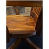 Image 19 : Martin & MacArthur Jim Jones Koa Wood High Back Executive Swing Chair 24" x 18" x 47"H