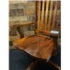 Image 20 : Martin & MacArthur Jim Jones Koa Wood High Back Executive Swing Chair 24" x 18" x 47"H