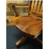 Image 21 : Martin & MacArthur Jim Jones Koa Wood High Back Executive Swing Chair 24" x 18" x 47"H
