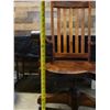 Image 29 : Martin & MacArthur Jim Jones Koa Wood High Back Executive Swing Chair 24" x 18" x 47"H