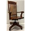 Image 2 : Martin & MacArthur Jim Jones Koa Wood High Back Executive Swing Chair 24" x 18" x 47"H
