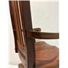 Image 9 : Martin & MacArthur Jim Jones Koa Wood High Back Executive Swing Chair 24" x 18" x 47"H