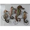 Image 1 : Metal Sea Horse Wall Art