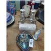 Image 1 : Lenox, Asst. Vases, Candle Sticks, Carnival Glass Bowl, Décor