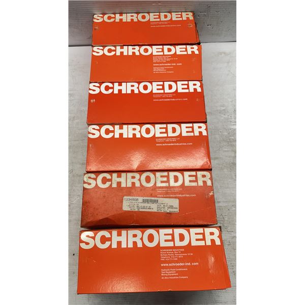 Lot of (6) Schroeder #K3 Filter Elements
