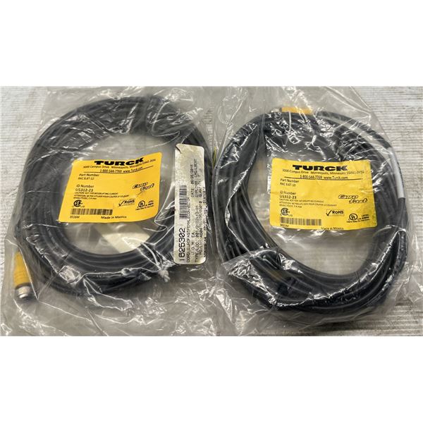 (2) Turck #RKC8.6T-10 / U5312-23 Cables