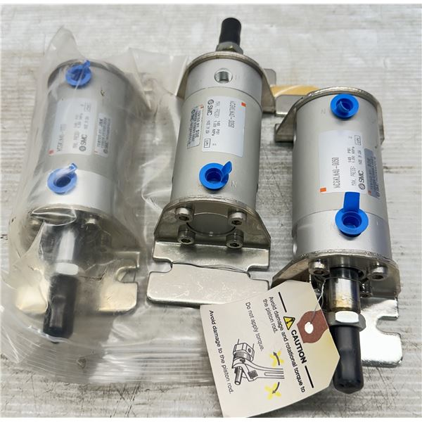 (3) SMC #NCGKLN40-0050 Cylinders