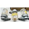 Image 2 : Lot of (14) Misc. Trico Glass Constant Level Oilers
