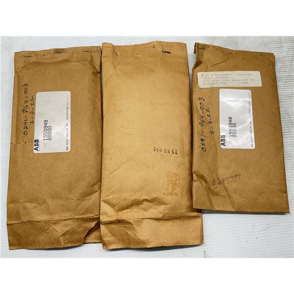 (3) ABB #155S948 Glass Kits