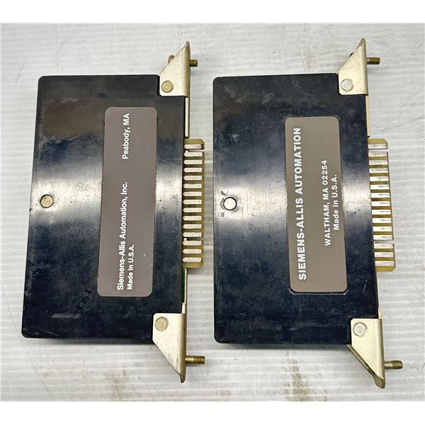 (2) Siemens-Allis #AO-1 Analog Outputs