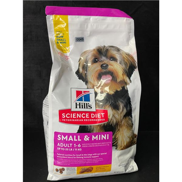 1 Hills Science Diet Small & Mini Adult Dog Food - 4.5lb (BB: 04/2026) Chicken & Brown Rice Recipe