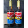 Image 2 : 2 Torani Pumpkin Spice Flavoring Syrups; 750ml Each - BB: DEC 13/2026 - New