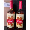 Image 2 : 2 Torani Hazelnut Naturally Flavored Puremade Syrups; 750ml Each - BB: MAR 02/2026
