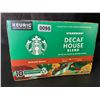 Image 1 : 1 Box of Starbucks Decaf House Blend K-Cup Keurig Coffee Pods - 10 Pack - New (BB: MR 22/2025)