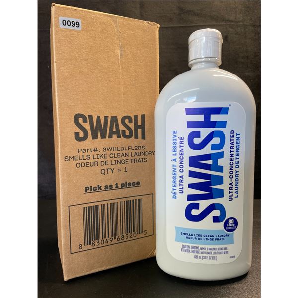 1 SWASH Ultra-Concentrated Laundry Detergent - 80 Loads/887ml - New