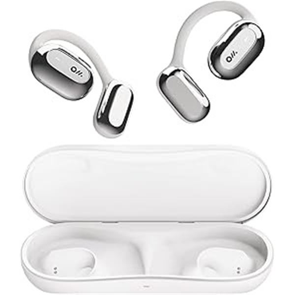 Oladance OWS1 Open-Ear Wireless Bluetooth Headphones; High-Quality Sound; Space Silver; NEW SEALED!