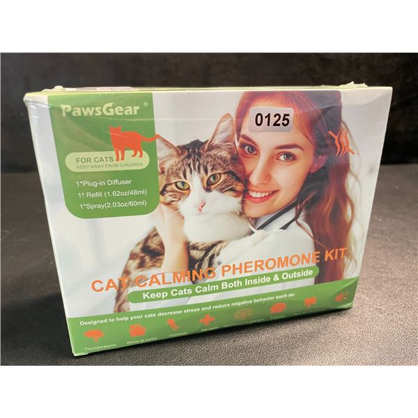 1 PawsGear Cat Calming Pheromone Plug-In Diffuser Kit; Reduces Stress/Anxiety in Cats - New Sealed