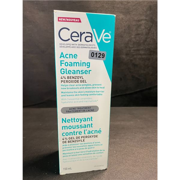 1 CeraVe Acne Foaming Cleanser Acne Treatment - 150ml - New Sealed