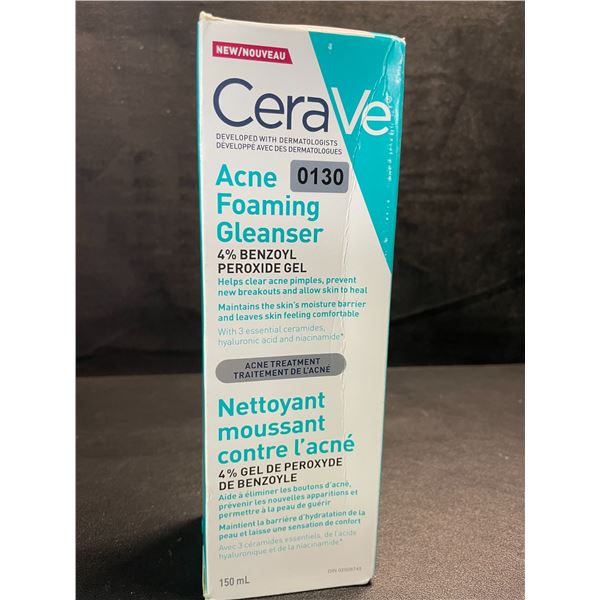 1 CeraVe Acne Foaming Cleanser Acne Treatment - 150ml - New Sealed