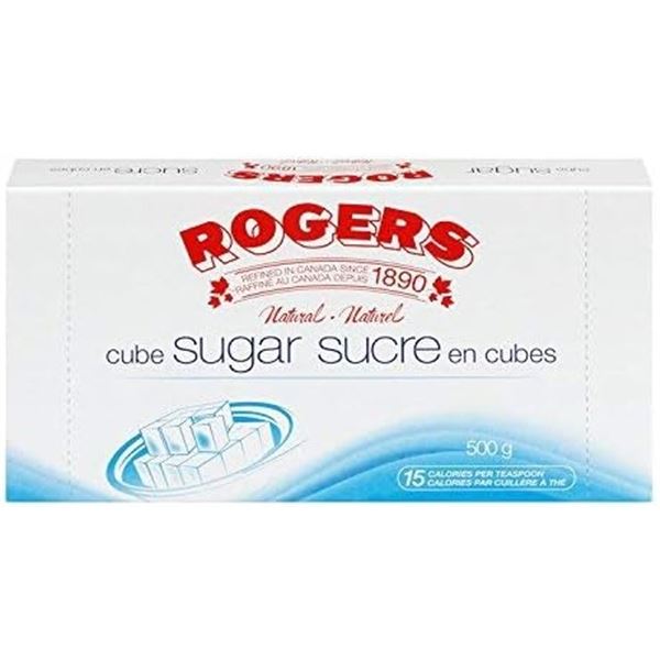 2 Double-Packs of Rogers Sugar Cubes - 500g Each/4 Boxes Total - New