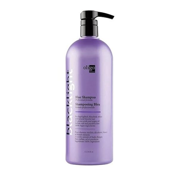 1 Oligro Blacklight Blue Shampoo Professional Formula - 1L Bottle Size - New!