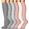 Image 1 : Aoliks 6 Pairs of Compression Socks for Women and Men - Size L/XL - Brand New