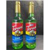 Image 1 : 2 Torani Lime Naturally Flavored Syrups - 750ml Each - New (BB: SEP 23/2026)